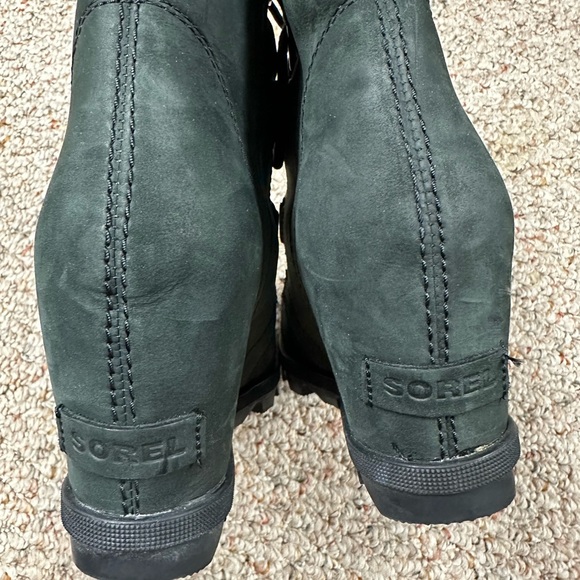 Sorel Women's Dark Lace-Up Wedge Boots - Picture 2 of 3